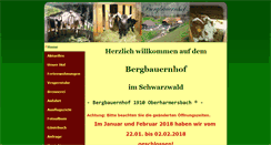 Desktop Screenshot of bergbauernhof-lehmann.de